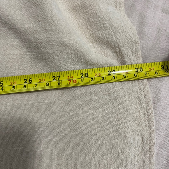 Papermoon Womens Dress Size Small Tan Sleeveless Linen Blend Minimalist Chic - Picture 9 of 9